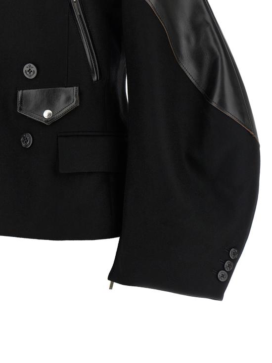 26FW 사카이 패딩 멜튼 울 재킷  재킷 블랙 - SACAI