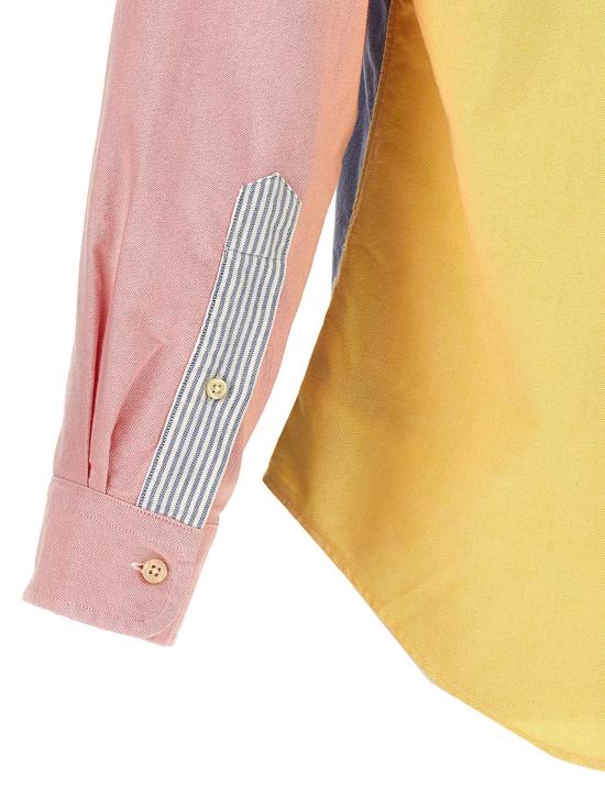 26FW 폴로 랄프로렌 셔츠 패치워크 , 로고 자수  및 블라우스 세트 (다채로운 색상) - POLO RALPH LAUREN