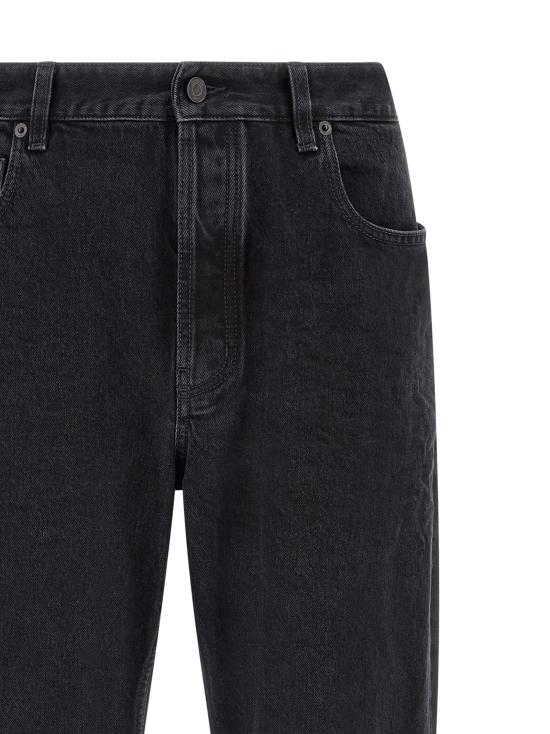 26FW 생로랑 데님 팬츠 릴렉스 테이퍼드 진 블랙 - SAINT LAURENT
