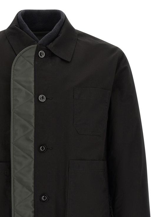 26FW 사카이 패딩 리버시블 블루종 퍼퍼 재킷 멀티컬러 - SACAI