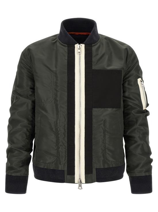 26FW 사카이 패딩 리버시블 블루종 퍼퍼 재킷 멀티컬러 - SACAI