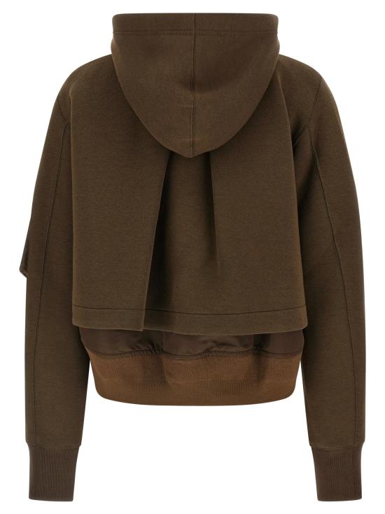 26FW 사카이 패딩 스펀지  재킷 브라운 - SACAI