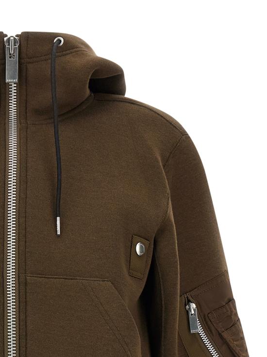 26FW 사카이 패딩 스펀지  재킷 브라운 - SACAI