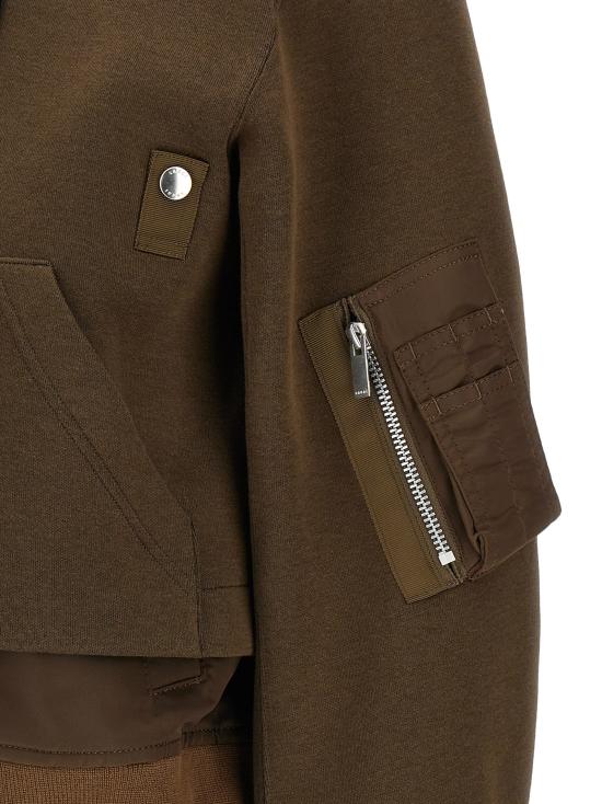 26FW 사카이 패딩 스펀지  재킷 브라운 - SACAI