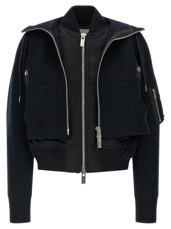 26FW 사카이 패딩 스폰지  재킷 블랙 - SACAI