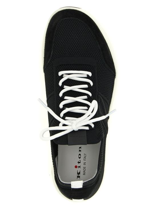 26FW 키톤 스니커즈 테크니컬 코튼  블랙 - KITON