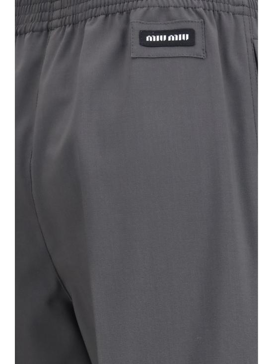 26FW 미우미우 팬츠 MP2047SOOO17L4 GRAY - MIU MIU