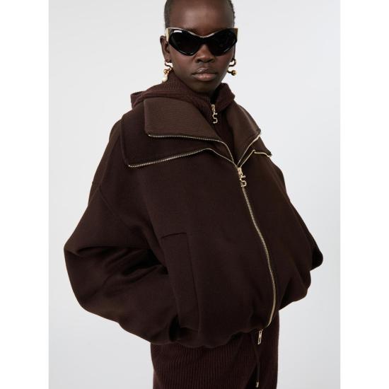 26FW 스포트막스 자켓 2622086012600038 CHOCOLATE - SPORTMAX