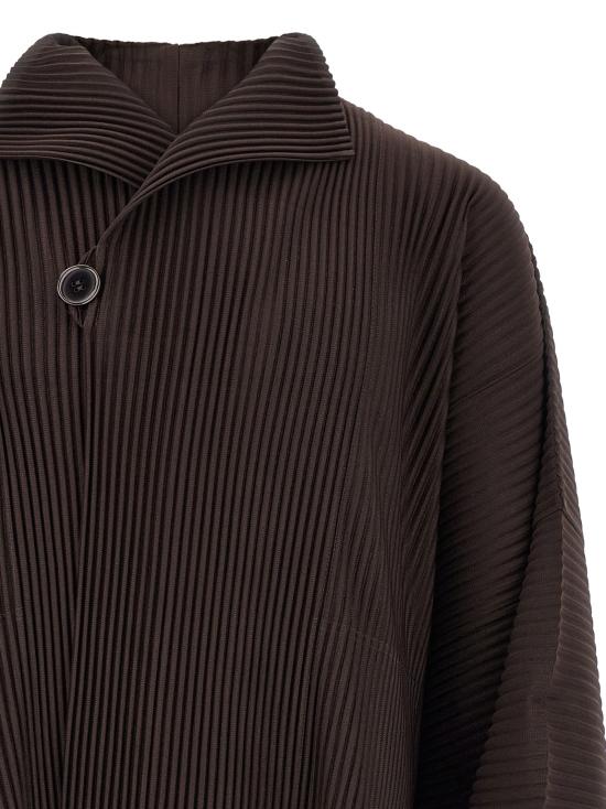 26SS 옴므 플리세 이세이 미야케 패딩 웨어 오어 랩  재킷 보르도 - HOMME PLISSE' ISSEY MIYAKE