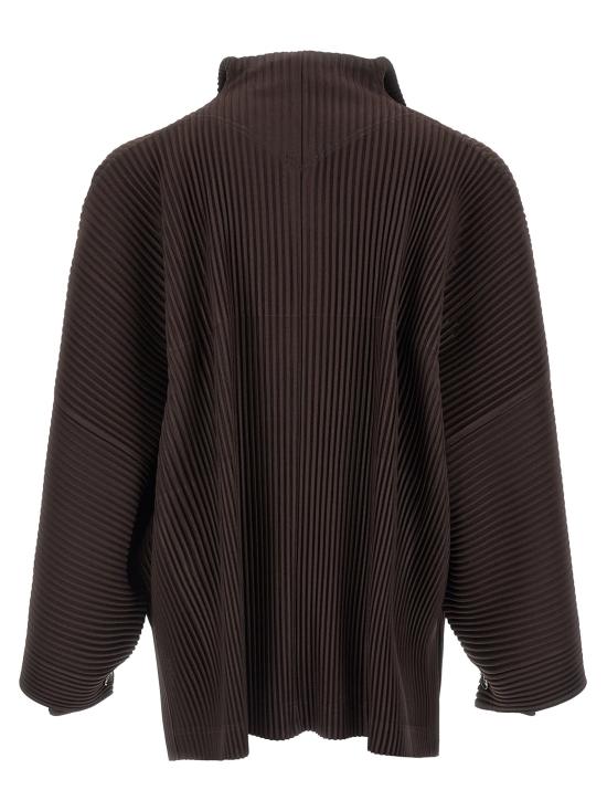 26SS 옴므 플리세 이세이 미야케 패딩 웨어 오어 랩  재킷 보르도 - HOMME PLISSE' ISSEY MIYAKE