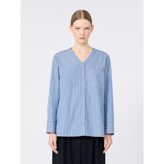 26FW 에스막스마라 셔츠 2629116033600001 LIGHT BLUE