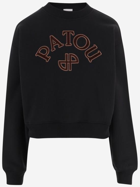26FW 파투 긴팔 티셔츠 JE2819995 BLACK - PATOU