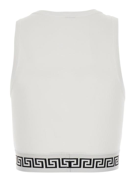 26FW 베르사체 민소매 티셔츠 1027046 WHITE - VERSACE