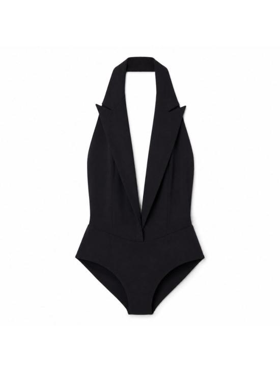 아마주인 바디수트 티셔츠 13HELU BLACK
