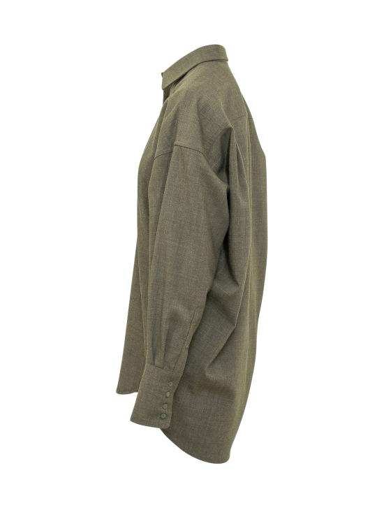 26FW 다크파크 셔츠 WSH21FAW66 0065 GREEN MELANGE - DARKPARK