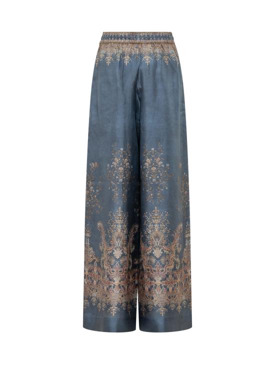 26FW 짐머만 스트레이트 팬츠 1111PF261 NAP NAVY PAISLEY - ZIMMERMANN