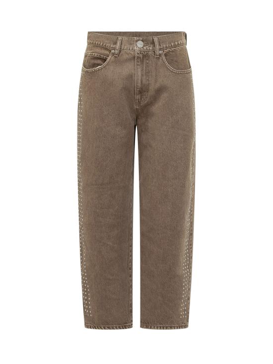 26FW 핑코 스트레이트 팬츠 103857A3JM C88 BEIGE MACROCISTIDE