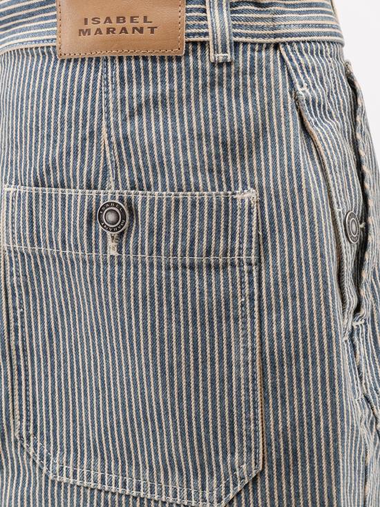 26FW 이자벨마랑에뚜왈 스커트 JU0506FA BLUE - ISABEL MARANT ETOILE