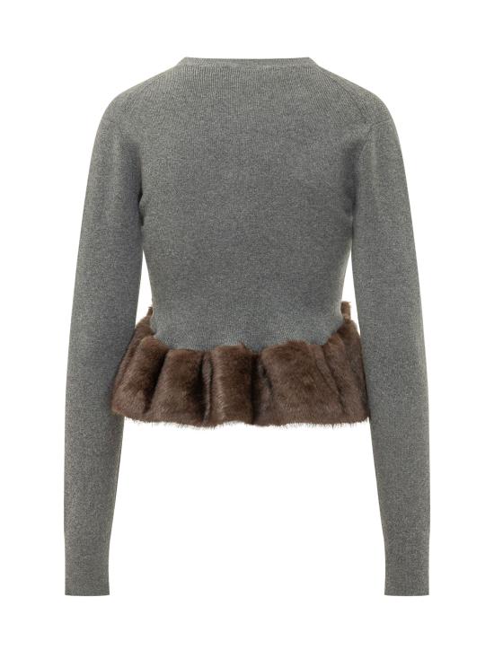 26FW 스텔라 맥카트니 스웨터 6K12773S2673 1267 DARK GREY - STELLA MCCARTNEY