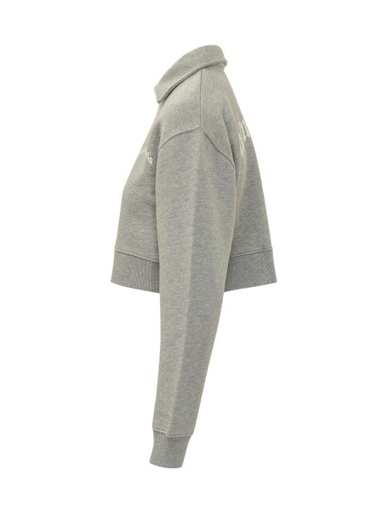 26FW 팜앤젤스 폴로 티셔츠 PAWGC03F26FL01 0803 GREY MELANGE OFF WHITE - PALM ANGELS