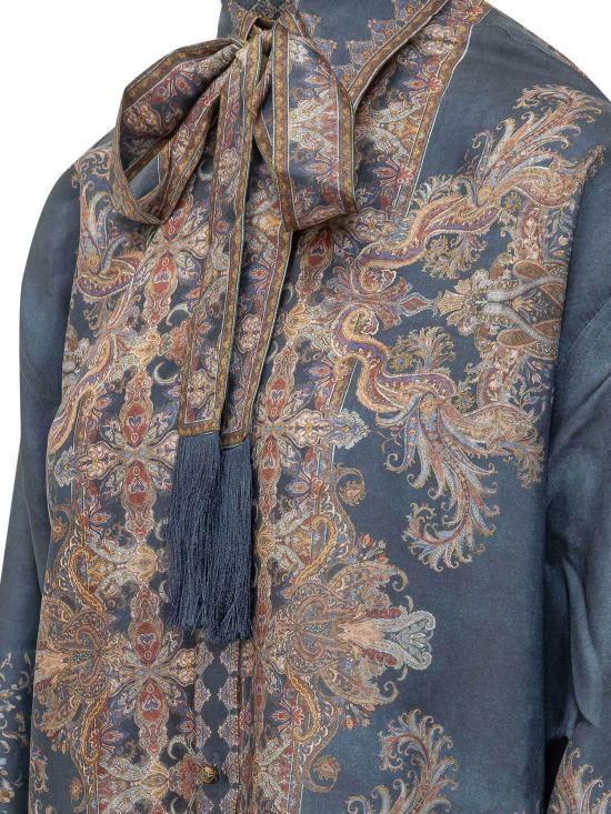 26FW 짐머만 셔츠 9676TF261 NAP NAVY PAISLEY - ZIMMERMANN