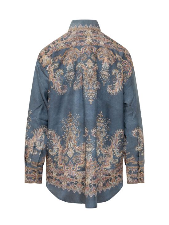 26FW 짐머만 셔츠 9676TF261 NAP NAVY PAISLEY - ZIMMERMANN