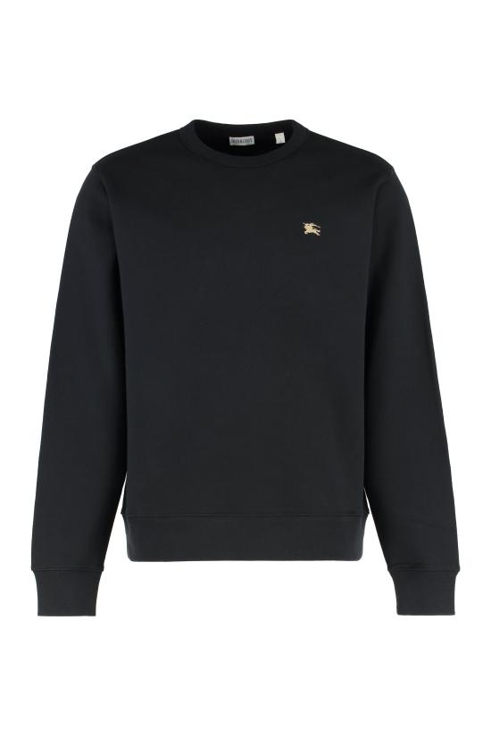 25FW 버버리 나이트 스탬프 코튼 스웨트셔츠 8111026 BLACK