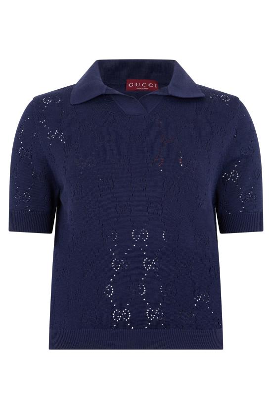 26SS 구찌 폴로 티셔츠 856203 NAVY