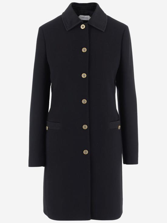 26FW 베르사체 코트 1026890 BLACK
