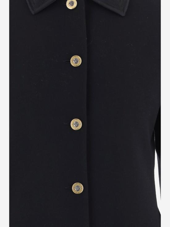 26FW 베르사체 코트 1026890 BLACK - VERSACE