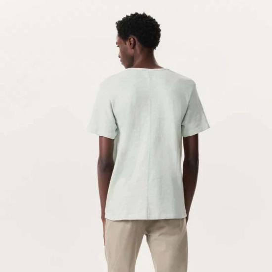  랙앤본 반팔 티셔츠 Rag & Bone 클래식 플레임 티 더스트 - RAG & BONE