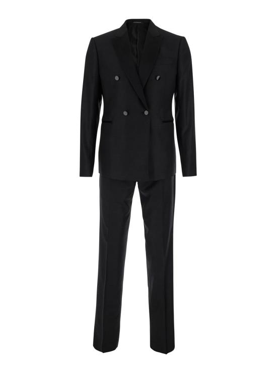 26FW 엠포리오 아르마니 수트 팬츠 EM000461 BLACK