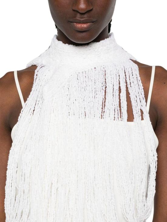 26FW 파비아나 필리피 민소매 티셔츠 MAD216F373M347 WHITE - FABIANA FILIPPI