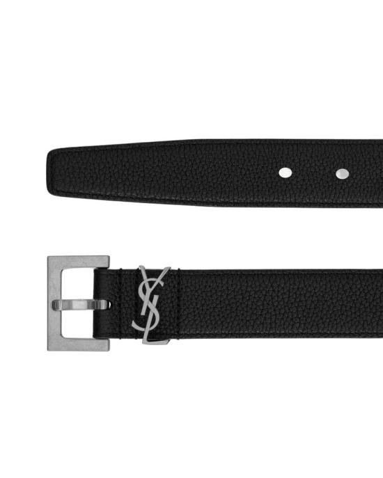 생로랑 벨트 MASTER 634440 DTI0E 1000 Saint Laurent BLACK