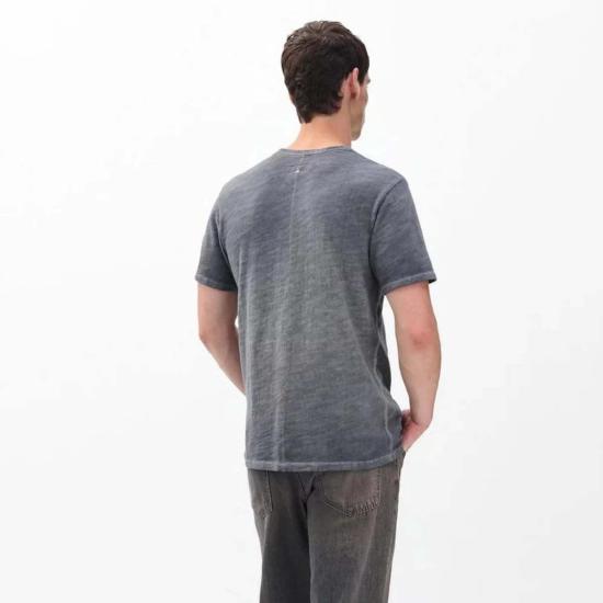  랙앤본 반팔 티셔츠 Rag & Bone 워시드 클래식 플레임 티 세이지 - RAG & BONE