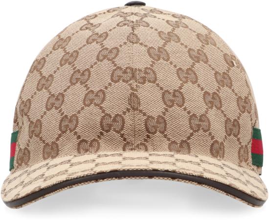  구찌 볼캡 GG 패브릭 베이스볼 캡 베이지 - GUCCI