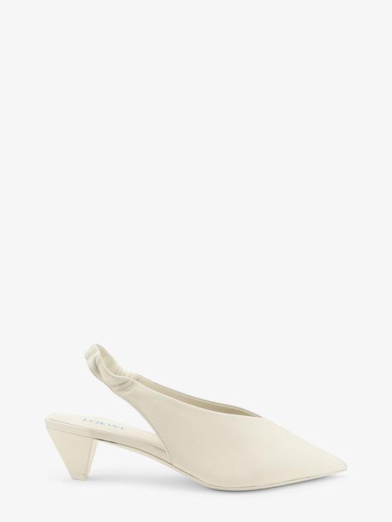 26FW 로에베 오리가미 큐빅 램스킨 슬링백 L815S01XA9 WHITE