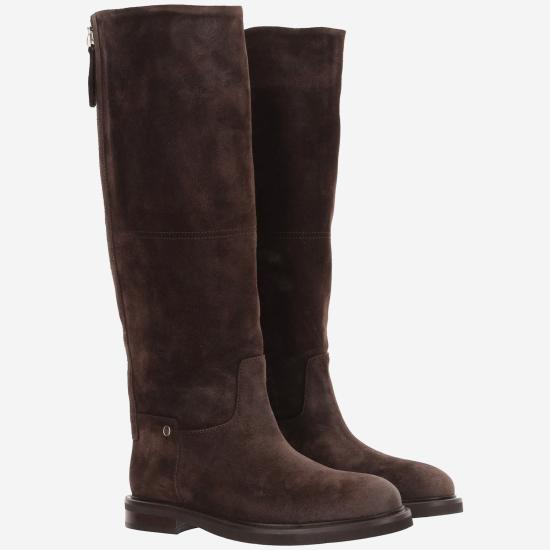26FW 포에베 부츠 EV01ZIP BROWN - POEVE