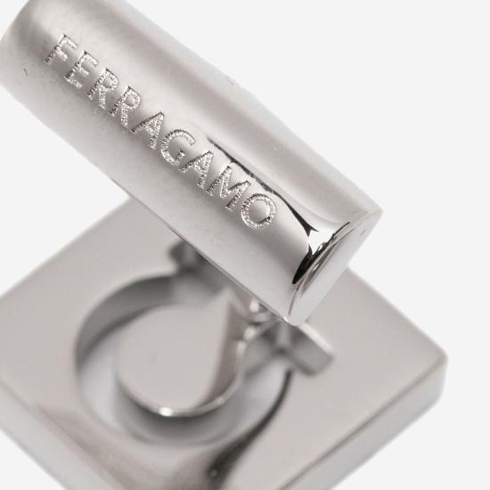 26FW 살바토레 페라가모 커프스 링크/타이 홀더 770411 SILVER - SALVATORE FERRAGAMO