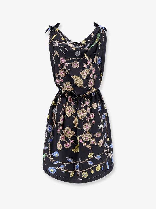 26FW 베르사체 원피스 1025871 BLACK - VERSACE