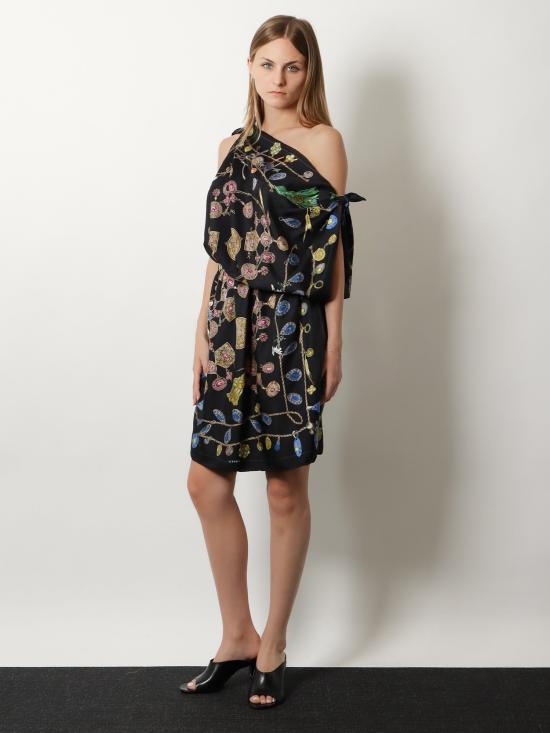 26FW 베르사체 원피스 1025871 BLACK - VERSACE