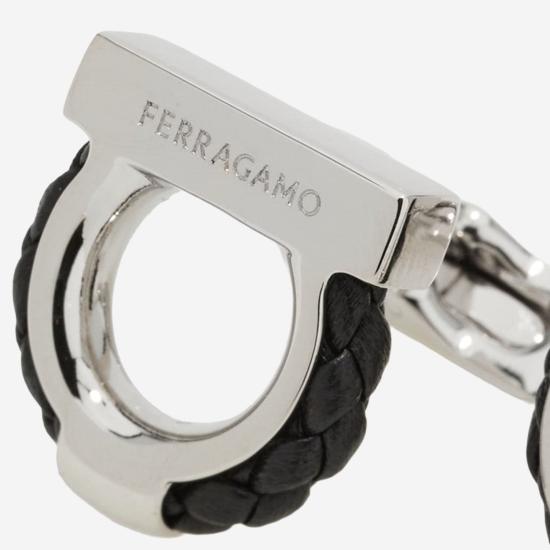 26FW 살바토레 페라가모 커프스 링크/타이 홀더 770142 SILVER - SALVATORE FERRAGAMO