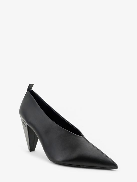 26FW 로에베 오리가미 큐빅 램스킨 펌프스 L815S01XAA BLACK - LOEWE