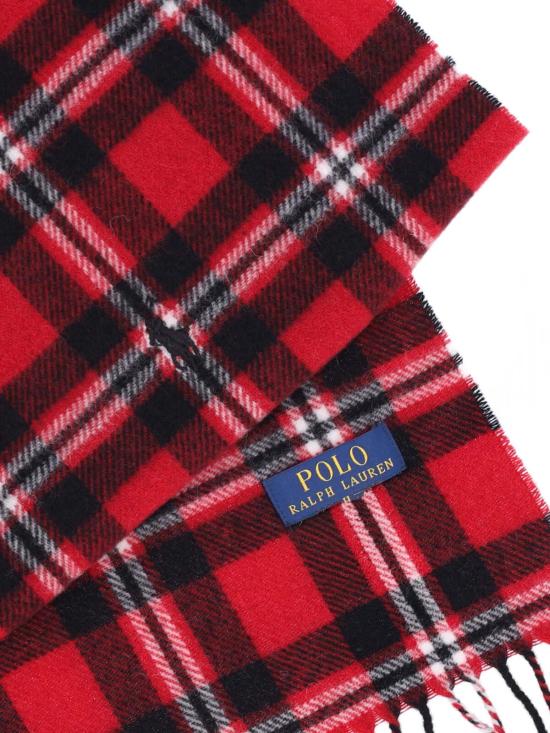 26FW 폴로 랄프로렌 클래식 플래드 스카프 449 959354 017 RED - POLO RALPH LAUREN