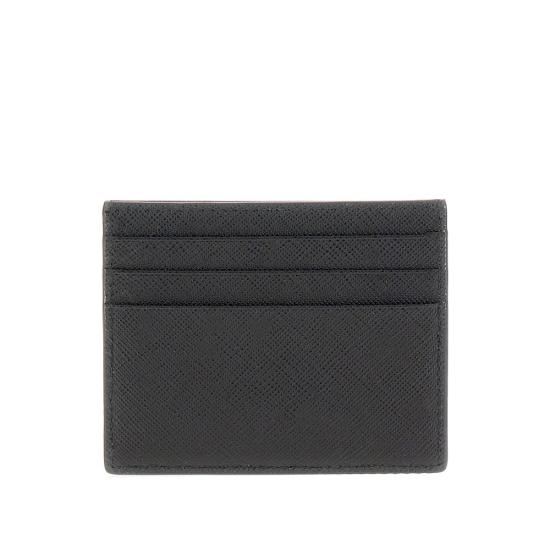 26FW 프라다 클래식 사피아노 가죽 카드 홀더 1MC025QHH Black - PRADA