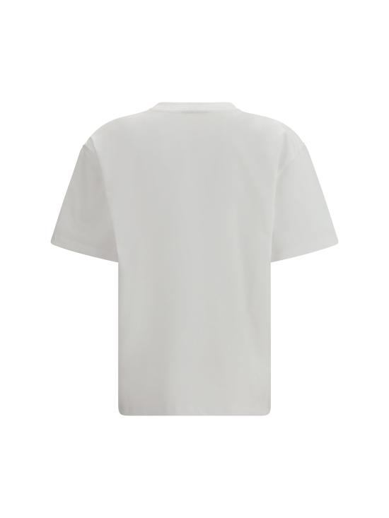 26SS 가니 코튼 저지 비디드 타이거 티셔츠 A1050060 WHITE - GANNI