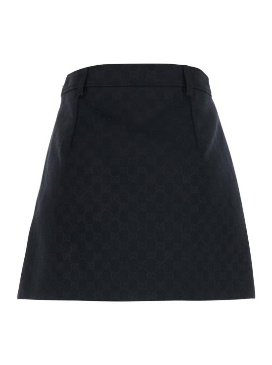 26FW 구찌 스커트 A00646 BLACK - GUCCI