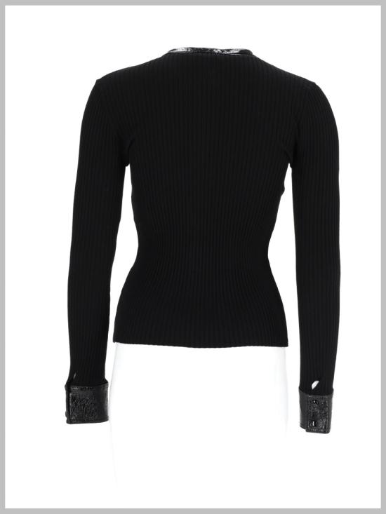 26FW 쿠레쥬 스웨터 326MGI056 FI00019999 BLACK - COURREGES