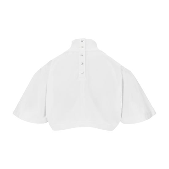 26FW 알라이아 탑 AA9H0455J103D White - ALAIA