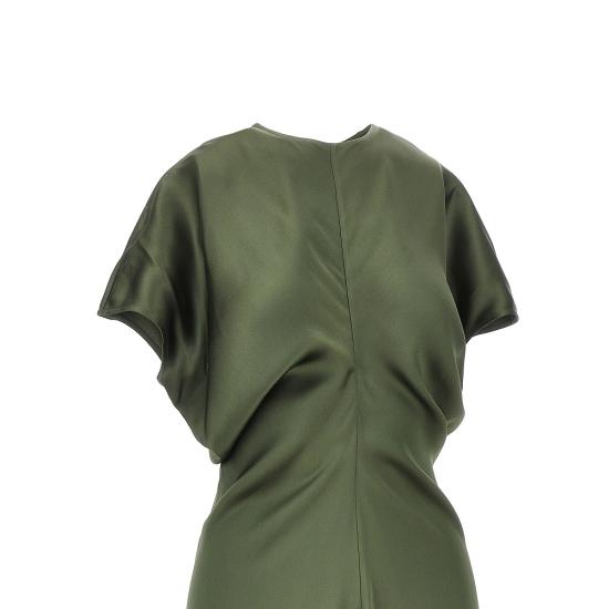 26FW 토템 롱 원피스 241 WRD1103 FB0020 Green - TOTEME